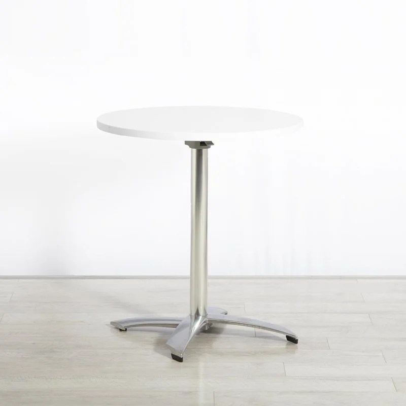700mm White Round Bistro Table